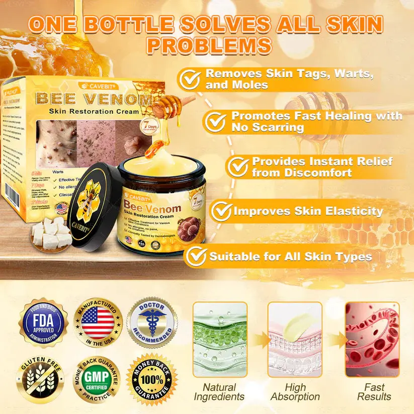 Cavebit® Bee Venom Skin Restoration Cream
