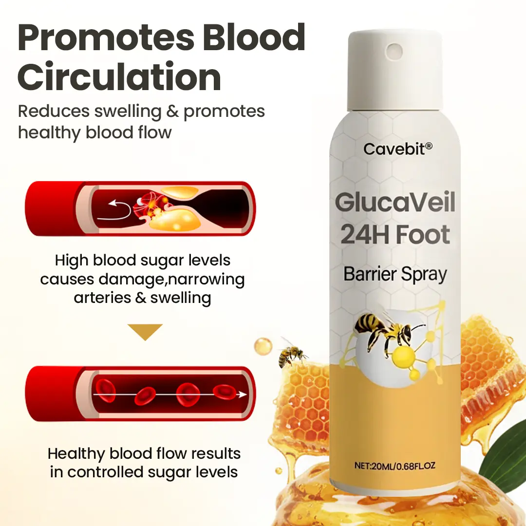 Cavebit® GlucaVeil 24H Foot Barrier Spray