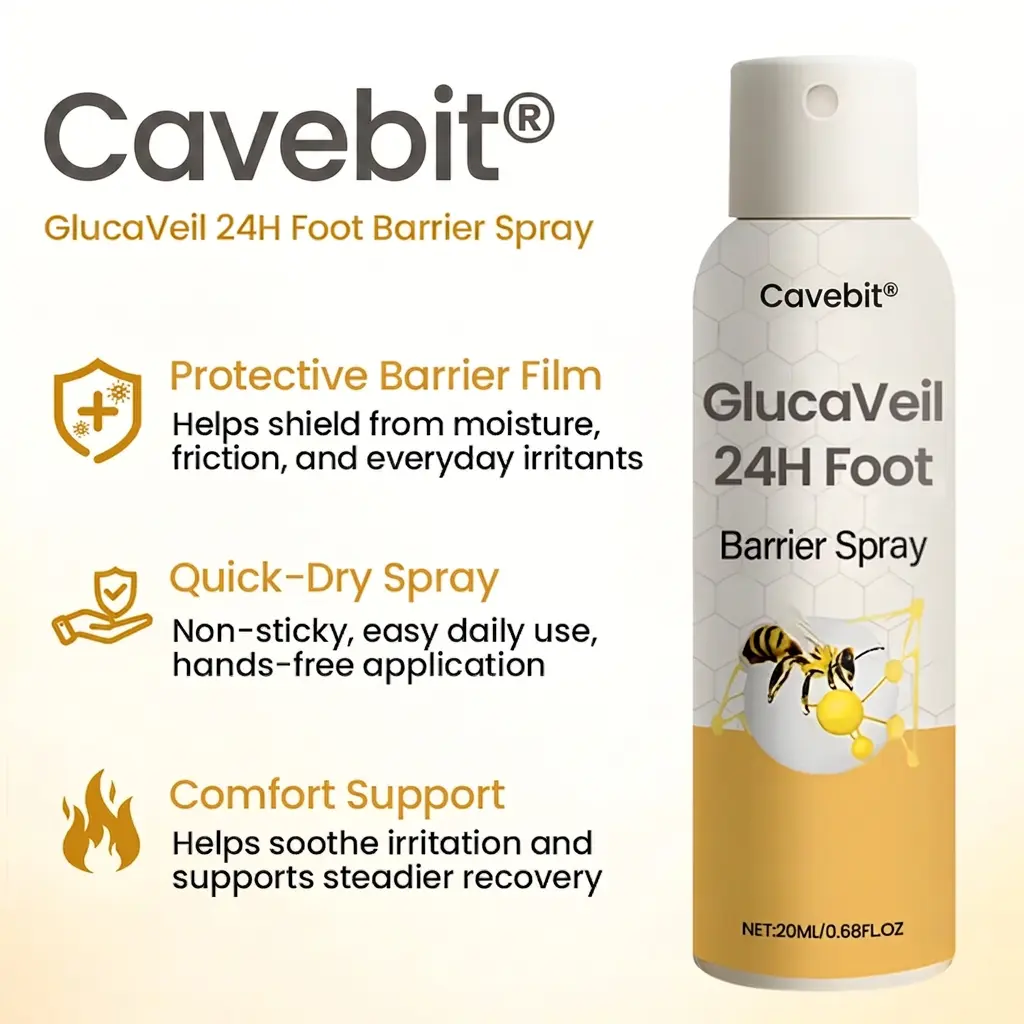 Cavebit® GlucaVeil 24H Foot Barrier Spray