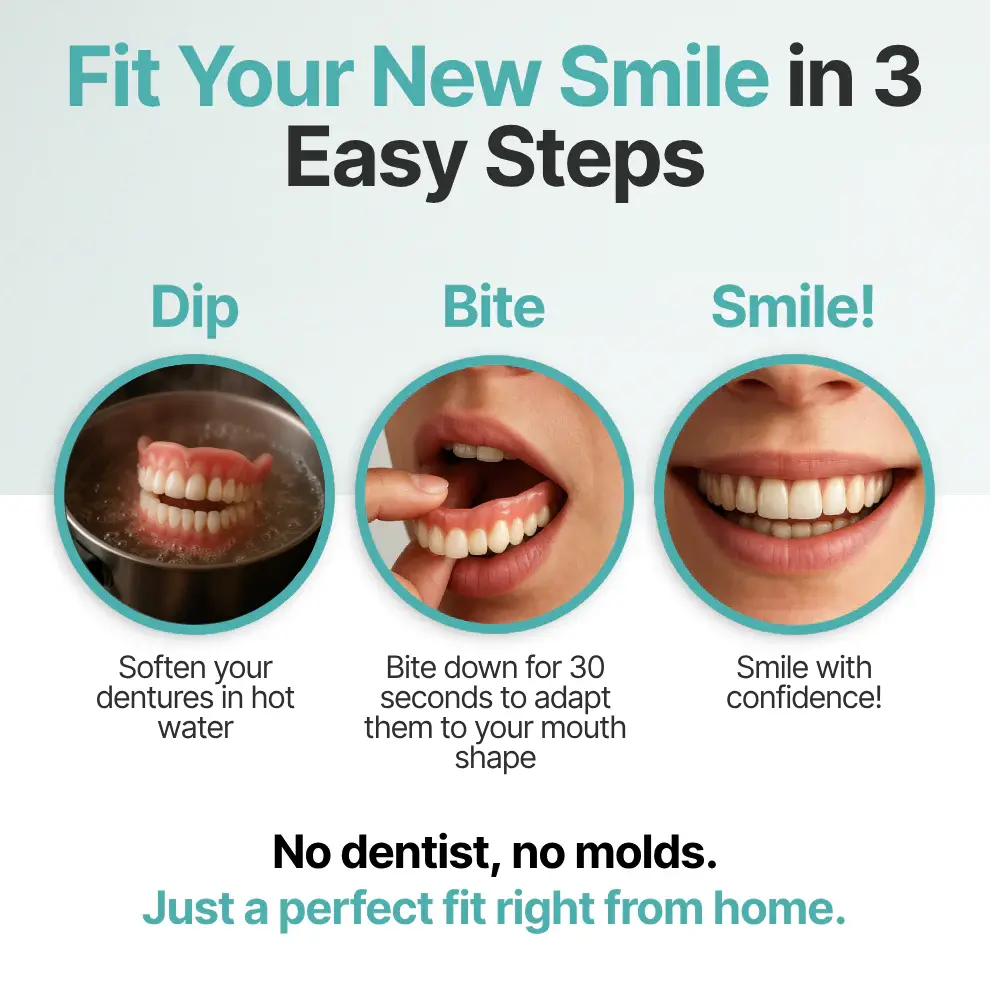 Cavebit™ Medical Full Denture with Strong Suctiond