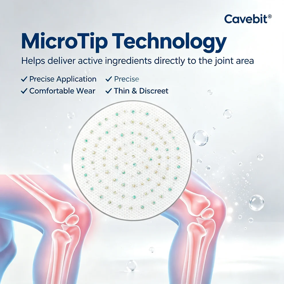 Cavebit Hyaluronic Acid Microneedle Joint Patch