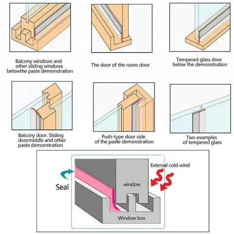 Weather Stripping Door Seal Strip - Image 3