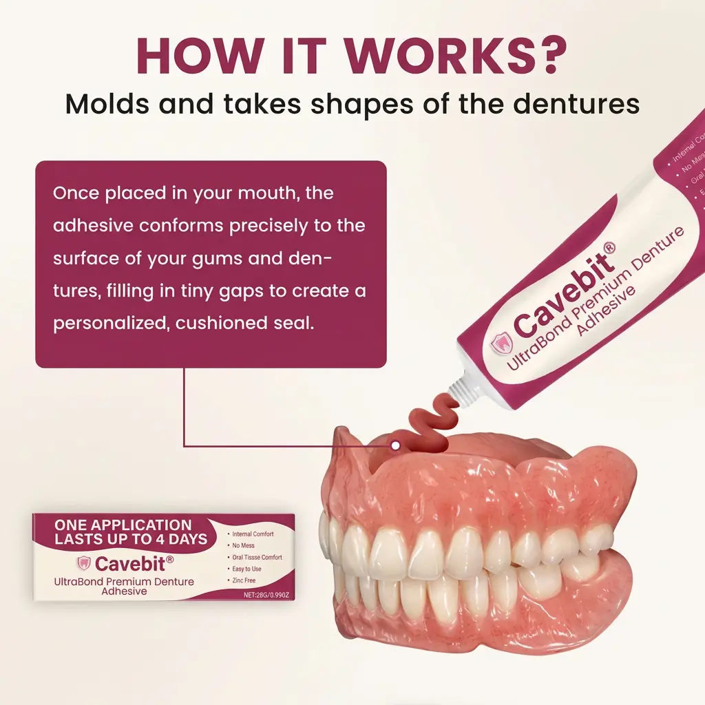 Cavebit® UltraBond Premium Denture Adhesive