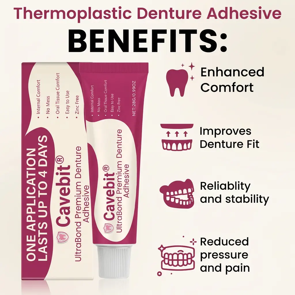 Cavebit® UltraBond Premium Denture Adhesive