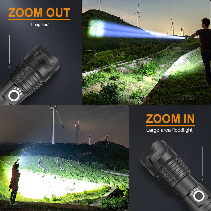 High Lumen Tactical Flashlight - Image 6