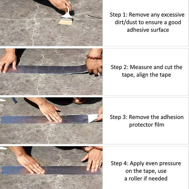 Aluminum Foil Butyl Rubber Tape - Image 3