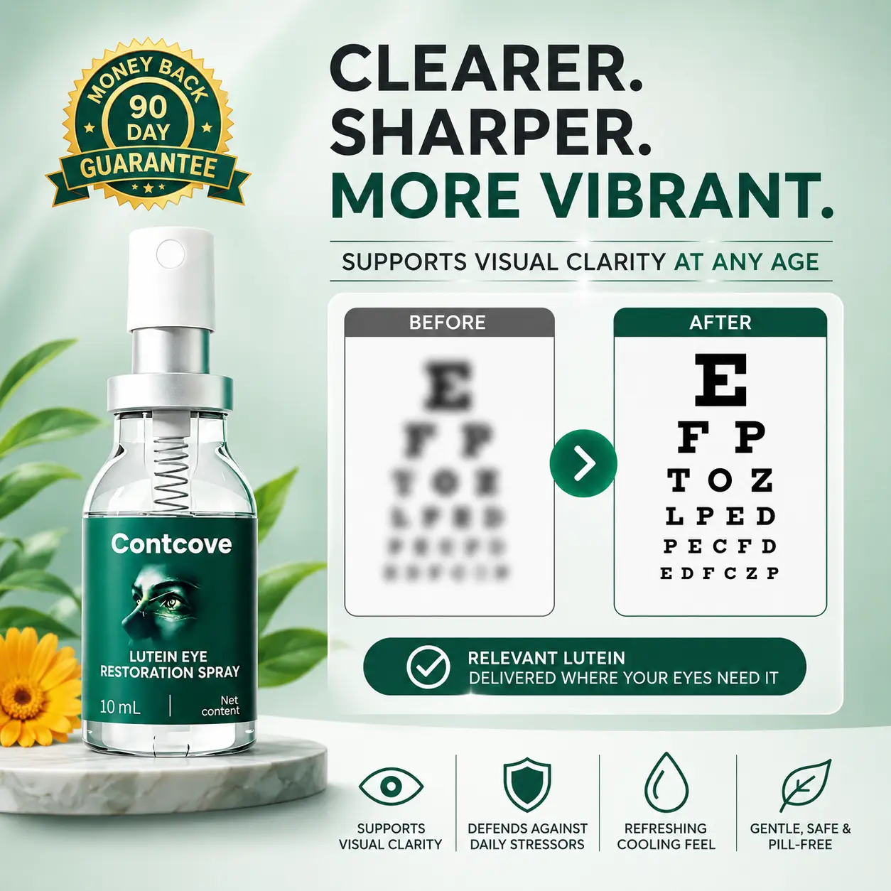 Contcove® Lutein Eye Care Spray