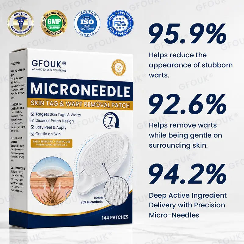 GFOUK® 7-Day MicroNeedle Wart & Skin Tag Removal Patch - Image 8