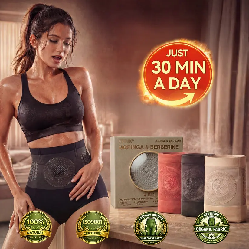 GFOUK® Moringa & Berberine 4-In-1 Micro-Particle Sculpting & Fat-Burn Shorts