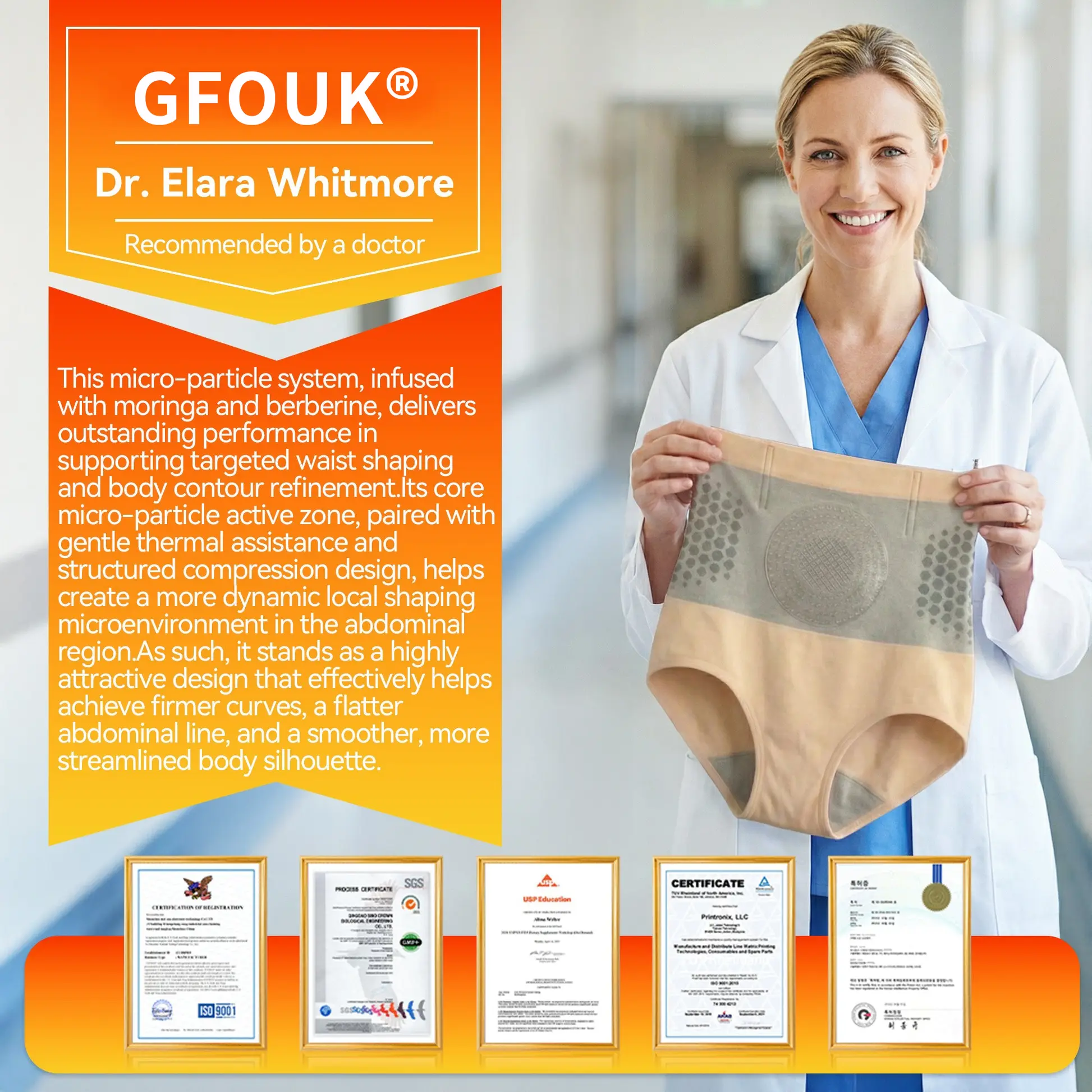 GFOUK® Moringa & Berberine 4-In-1 Micro-Particle Sculpting & Fat-Burn Shorts - Image 5