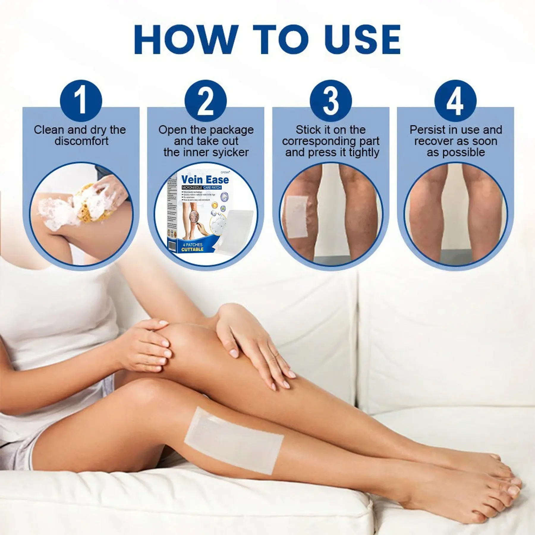 GFOUK® VeinEase Microneedle Care Patch - Image 13