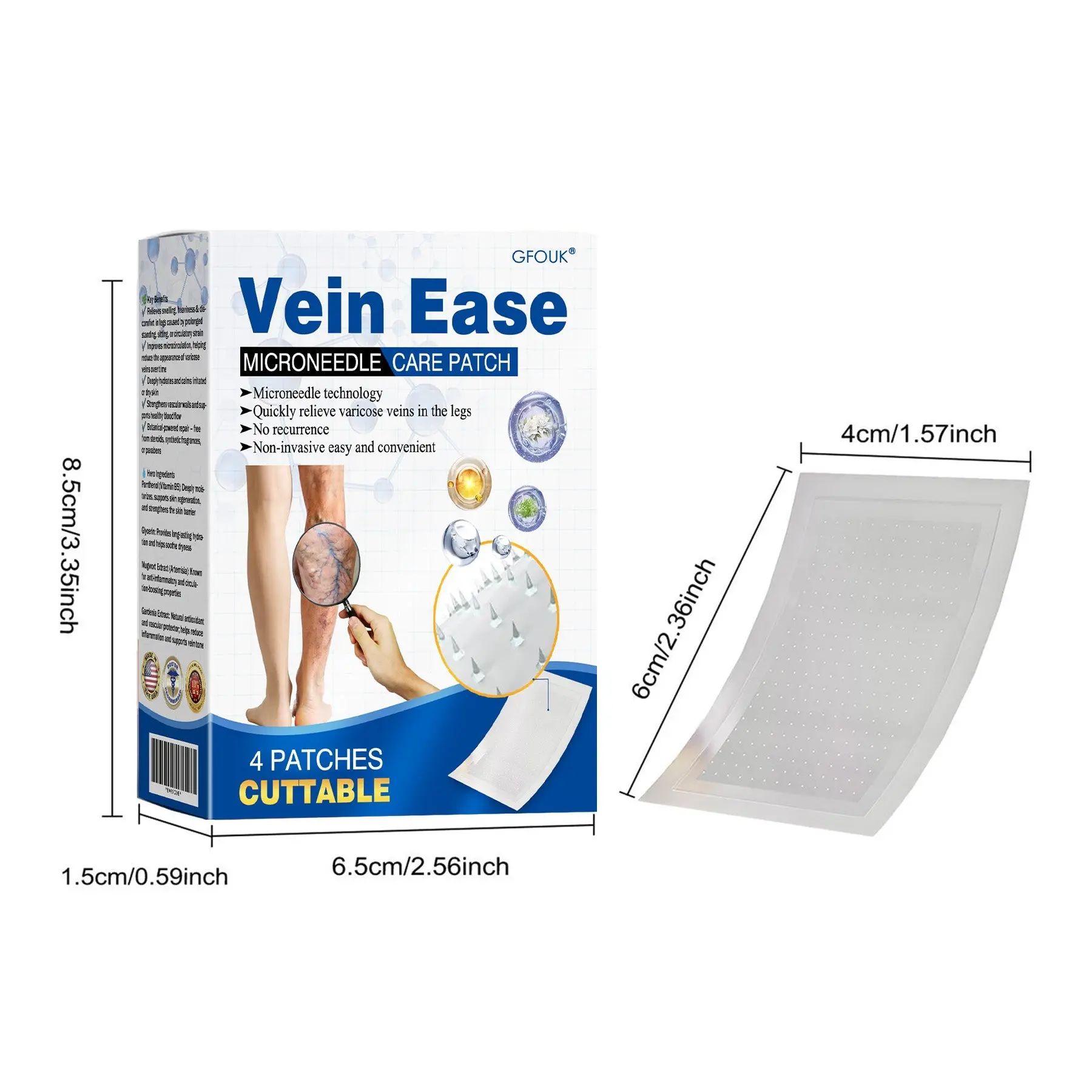 GFOUK® VeinEase Microneedle Care Patch - Image 14