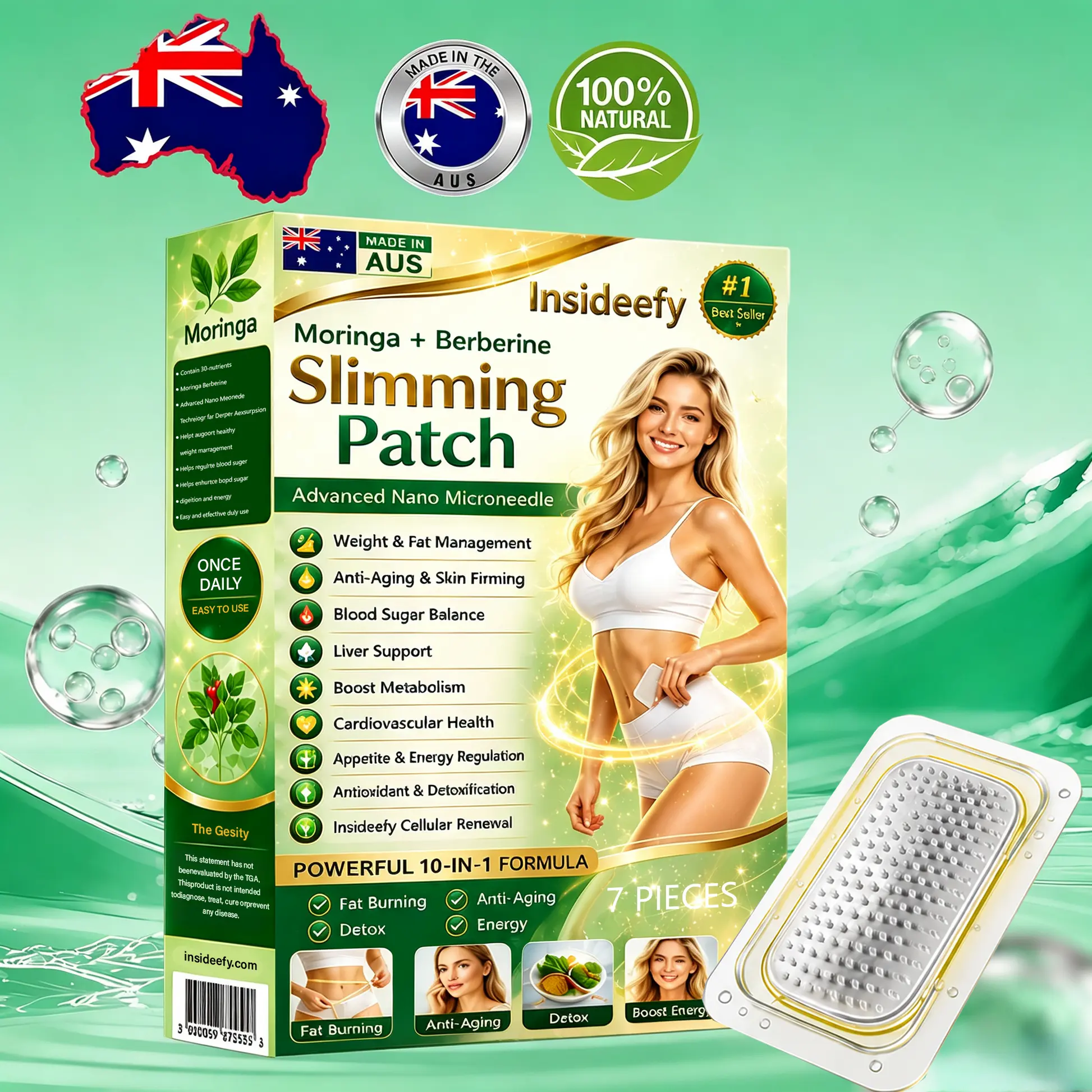 Insideefy® Advanced Nano Microneedle Wellness Patch
