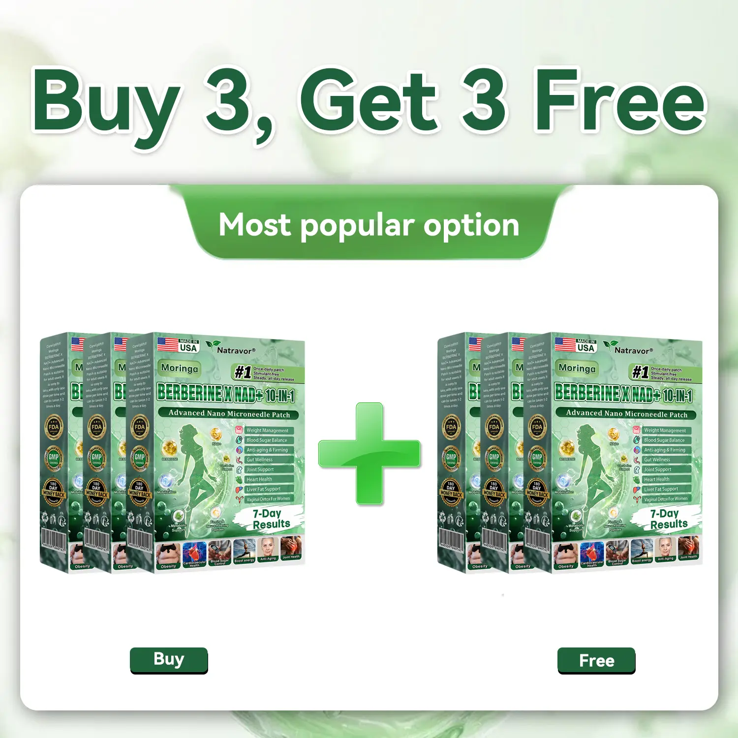 ๐๐๐ญ๐ซ๐๐ฏ๐จ๐ซยฎ Moringa & Berberine 4-in-1 Metabolic Nano Microneedle Patch - Image 12