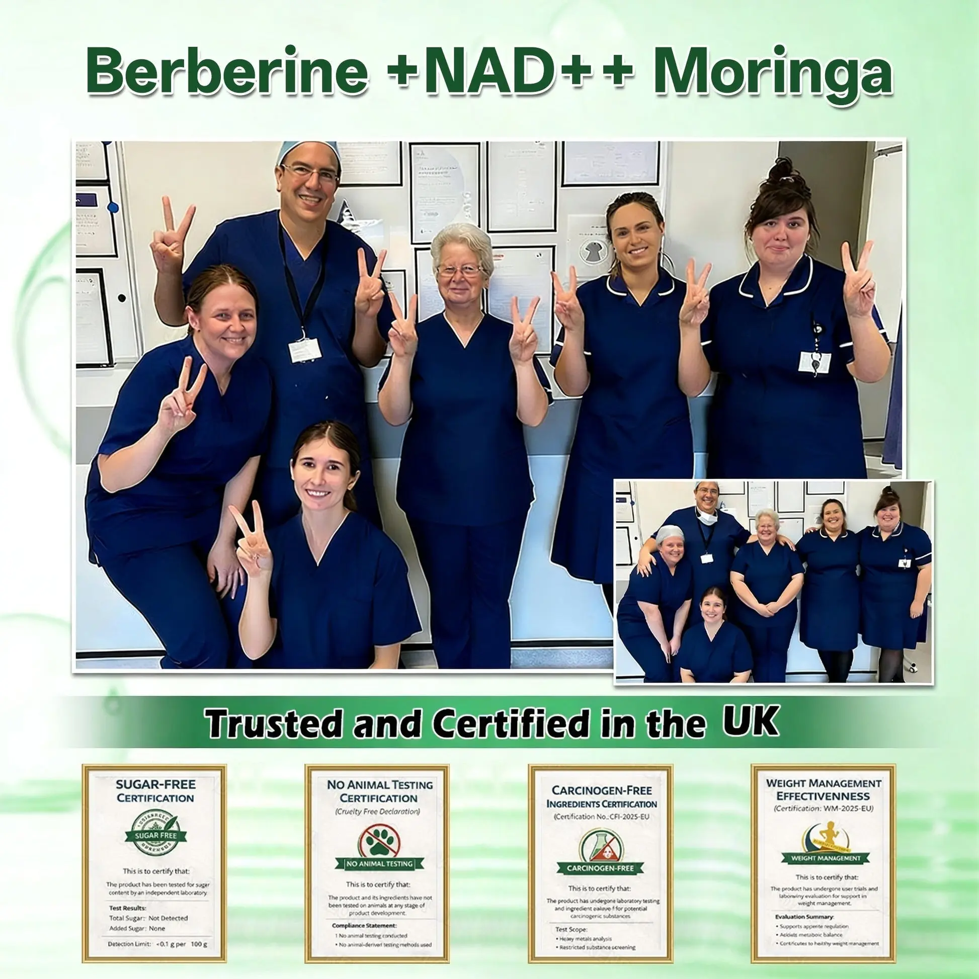 Moringa Berberine ร NAD+ 10-in-1 Advanced Nano Microneedle Patch - Image 10