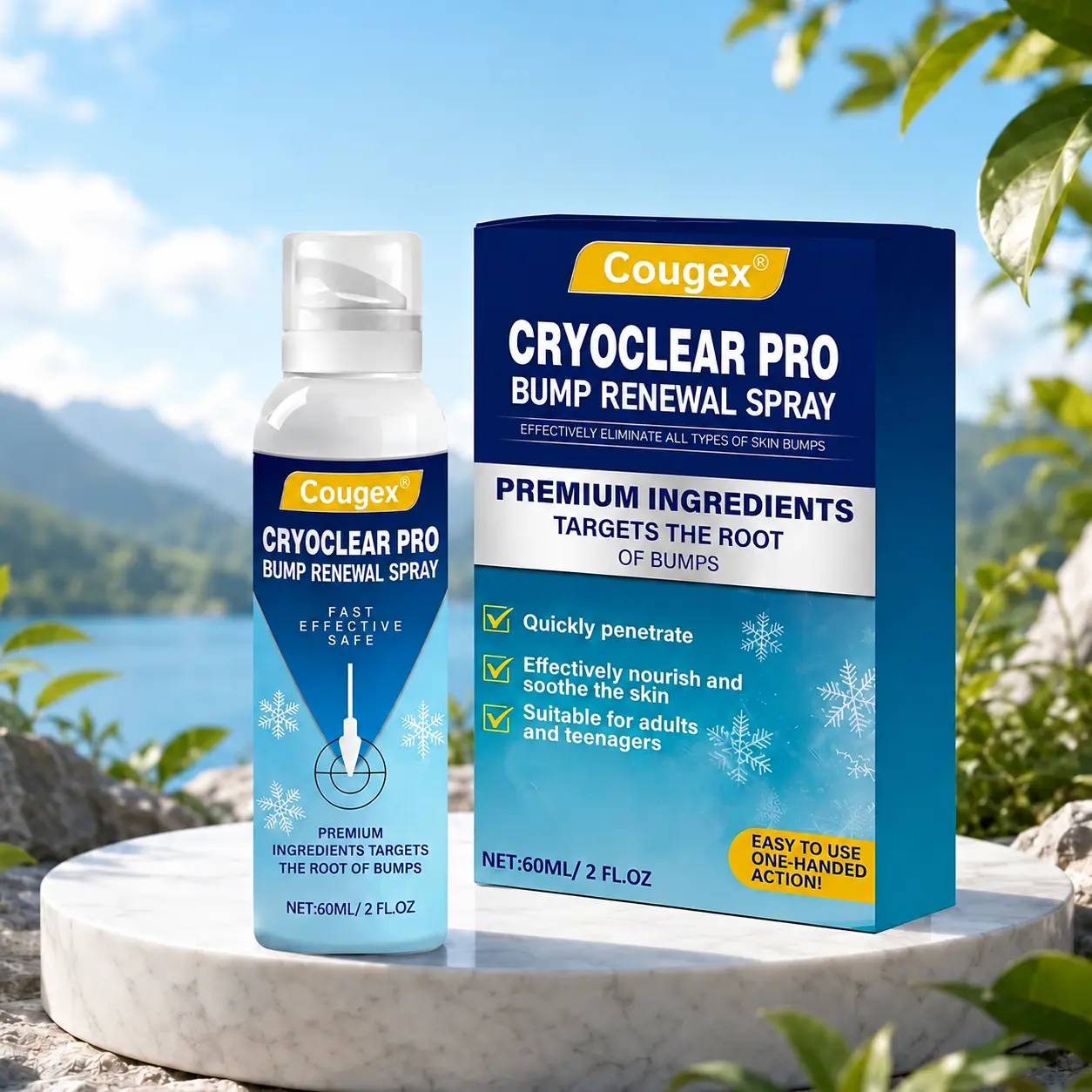 Cougex® CryoClear Pro Bump Renewal Spray
